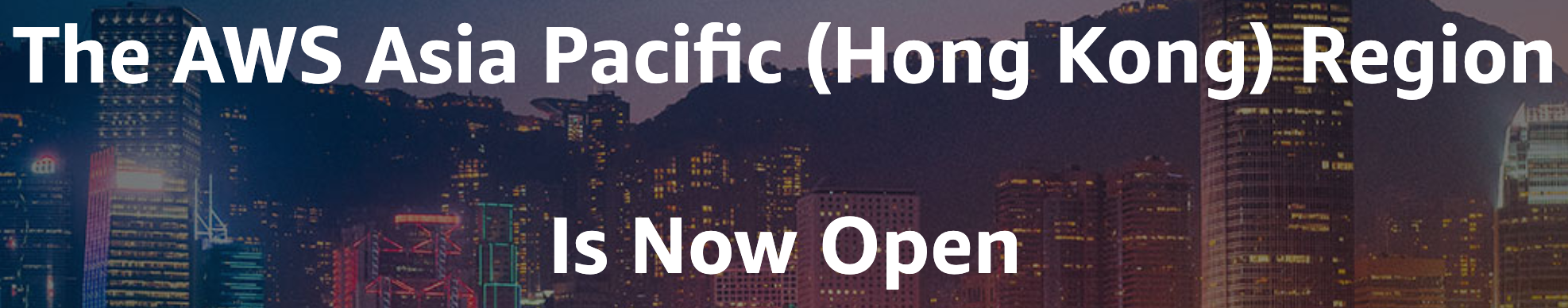 Hong Kong AWS Region for Load Testing