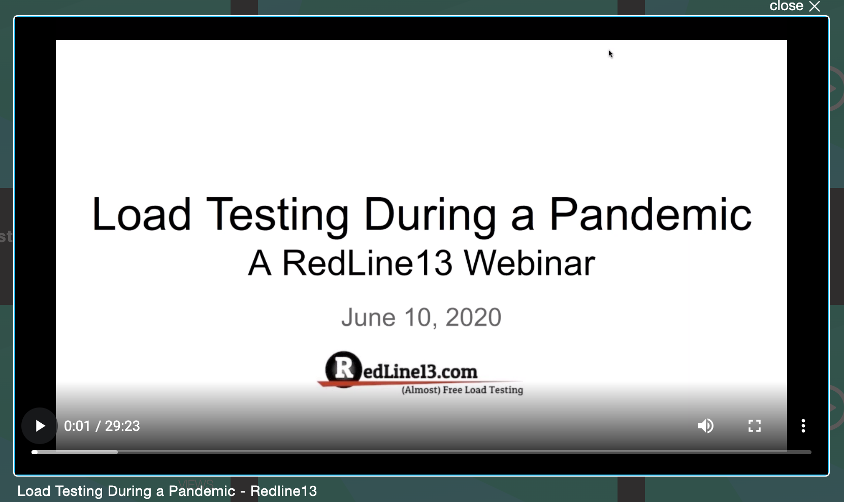 Load Testing During