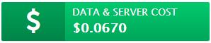 Data and server cost display
